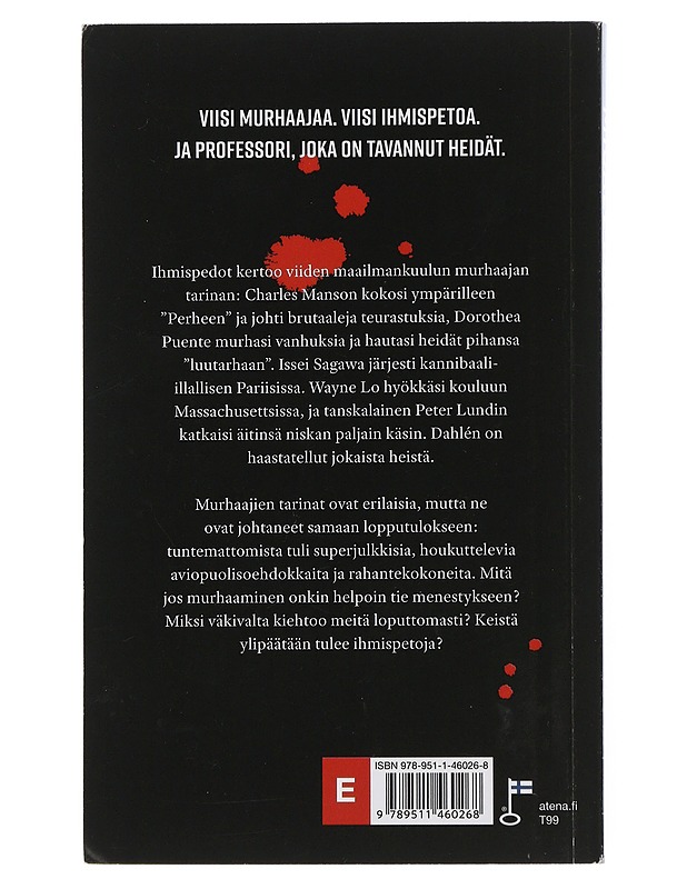 Ihmispedot - Dahlén, Micael - Jännitys ja dekkarit - 10105507207 - 1