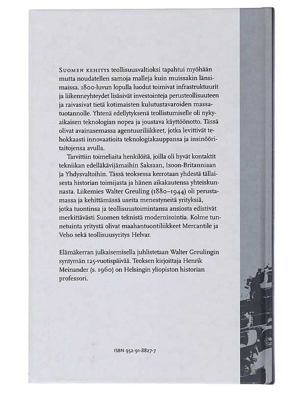 Tuontia & teollisuutta - Meinander, Henrik - Elämäkerrat ja muistelmat - 10105507282 - 1