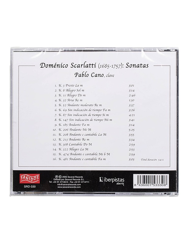 Doménico Scarlatti: Sonatas - CD - CD-levyt - 10105507321 - 1