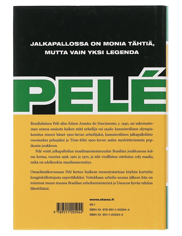 Pelé - Pelé - Elämäkerrat ja muistelmat - 10105507314 - 1