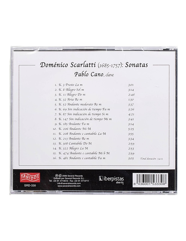 Doménico Scarlatti: Sonatas - CD - CD-levyt - 10105507325 - 1