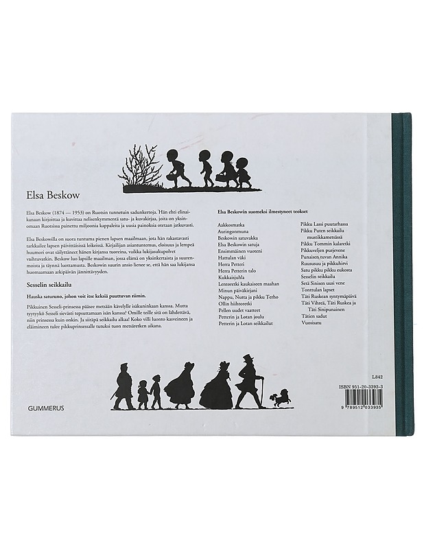 Sesselin seikkailu - Beskow, Elsa - Lastenkirjat - 10105507341 - 1
