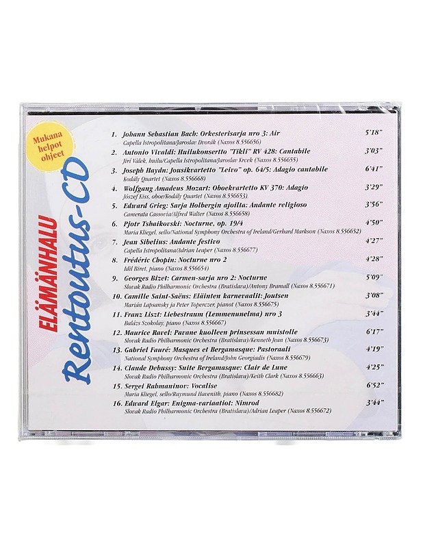 Elämänhalu: rentoutus - CD - CD-levyt - 10105507377 - 1