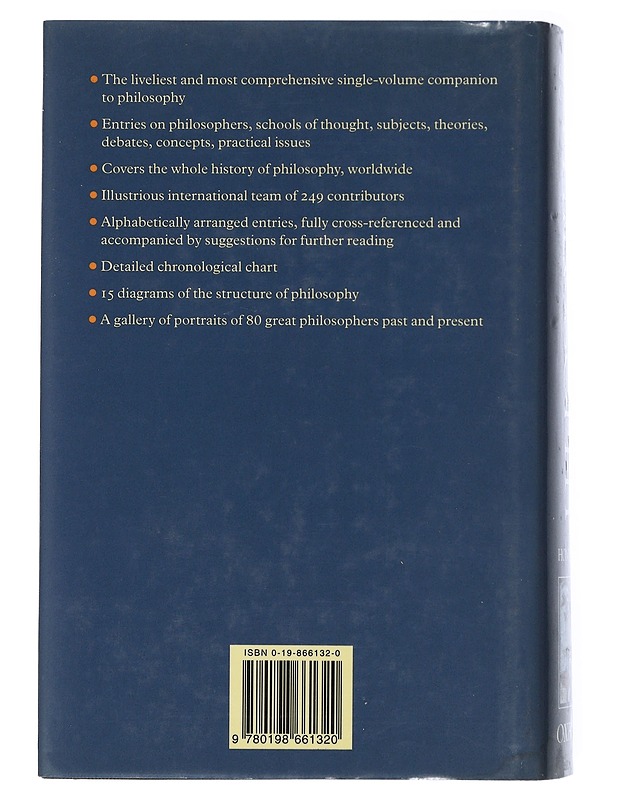 The Oxford companion to philosophy - Honderich, Ted - Tietokirjat ja oppaat - 10105507399 - 1