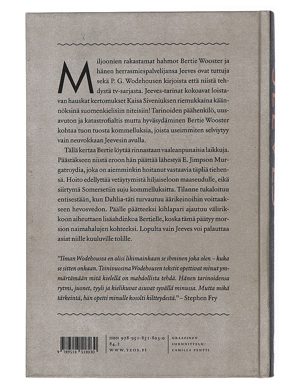 Selvät sävelet, Jeeves - Wodehouse, P. G. - Romaanit ja novellit - 10105507421 - 1