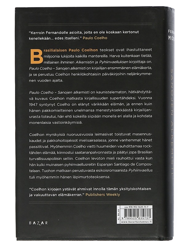 Paulo Coelho : sanojen alkemisti - Morais, Fernando - Tietokirjat ja oppaat - 10105507424 - 1