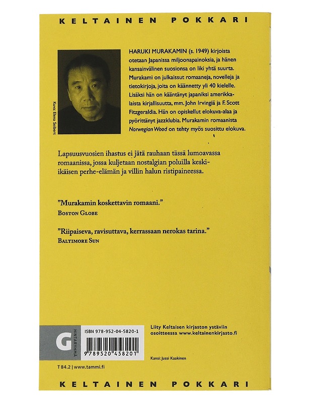 Rajasta etelään, auringosta länteen - Murakami, Haruki - Romaanit ja novellit - 10105507455 - 1