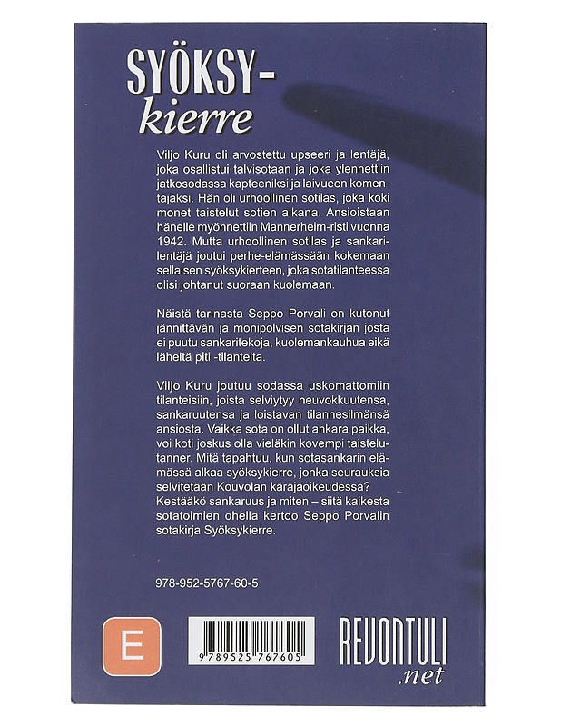 Syöksykierre - Seppo Porvali - Romaanit ja novellit - 10105507521 - 1