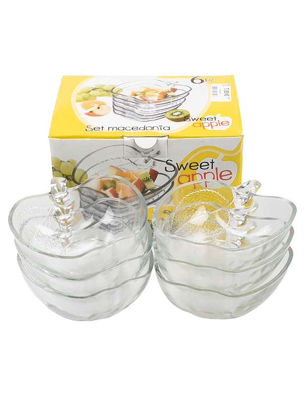 SWEET APPLE jälkiruokakulhosetti, 6 kpl - Lautaset ja kulhot - 10105507525 - 0