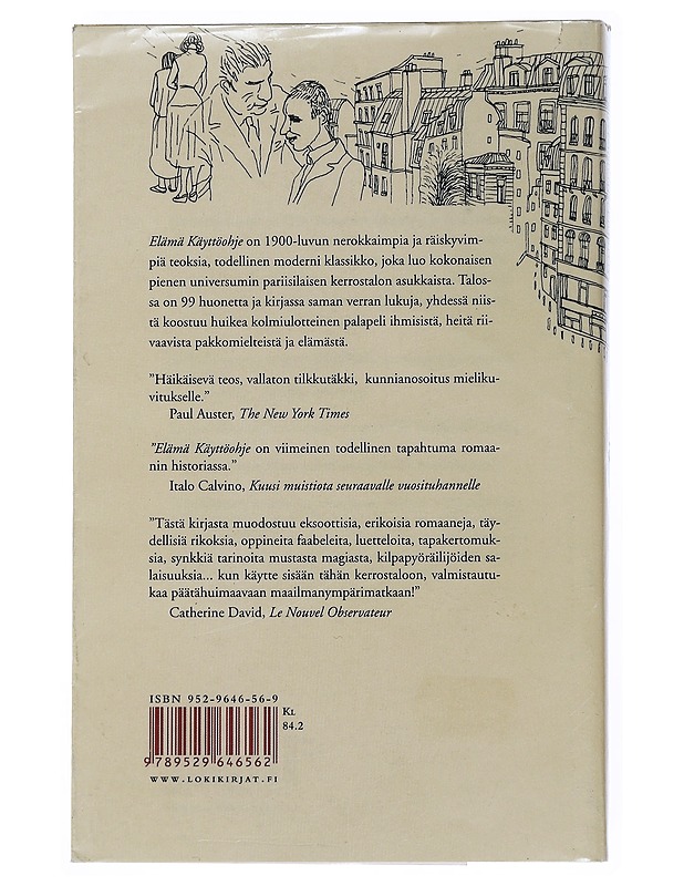 Elämä : käyttöohje : romaaneja - Perec, Georges - Romaanit ja novellit - 10105507542 - 1