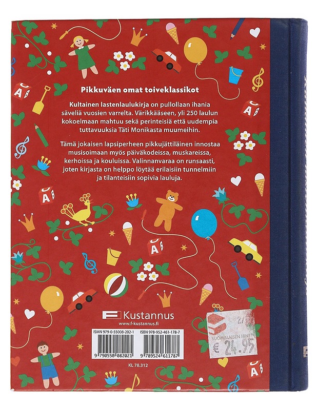 Kultainen lastenlaulukirja - Kari, Virpi - Musiikki- ja elokuvakirjat - 10105507560 - 1