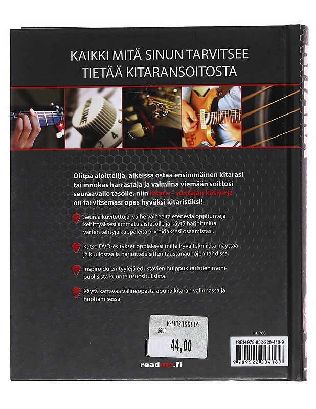 Kitara : soittajan käsikirja - Wilson, Ed - Musiikki- ja elokuvakirjat - 10105507610 - 1