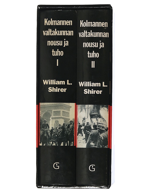 Kolmannen valtakunnan nousu ja tuho : kansallissosialistisen Saksan historia. I-II - Shirer, William L. - Historiakirjat - 10105507701 - 0