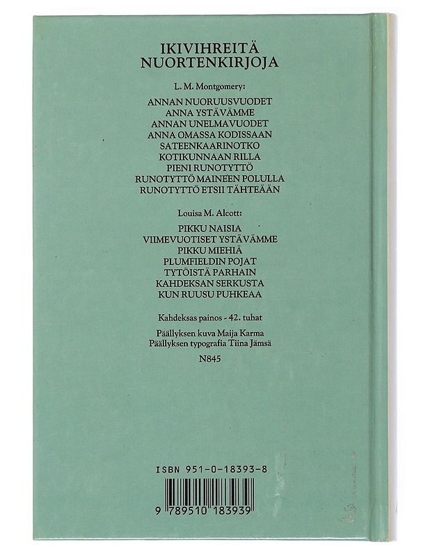 Kotikunnaan Rilla - Montgomery, L. M. - Nuorten kirjat - 10105507720 - 1