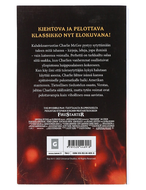 Tulisilmä - King, Stephen - Fantasia- ja scifi - 10105507721 - 1