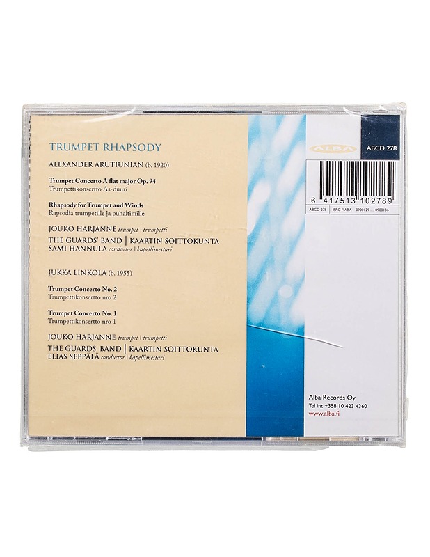 Jouko Harjanne: Trumpet Rhapsody - CD - CD-levyt - 10105507725 - 1