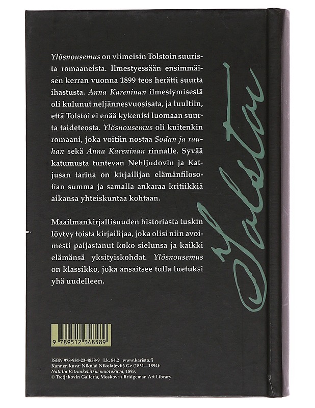 Ylösnousemus - Tolstoi, Leo - Romaanit ja novellit - 10105507737 - 1