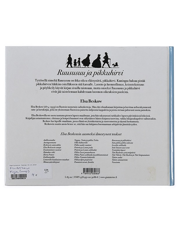 Ruususuu ja pikkuhirvi - Beskow, Elsa - Lastenkirjat - 10105507748 - 1