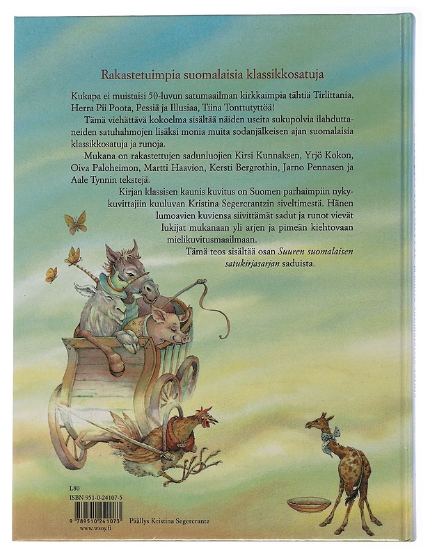 Petterin kirahvit ja muita suomalaisia satuja - Segercrantz, Kristina - Lastenkirjat - 10105507750 - 1