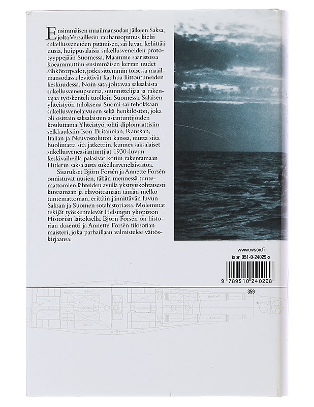 Saksan ja Suomen salainen sukellusveneyhteistyö - Forsén, Björn - Historiakirjat - 10105507756 - 1