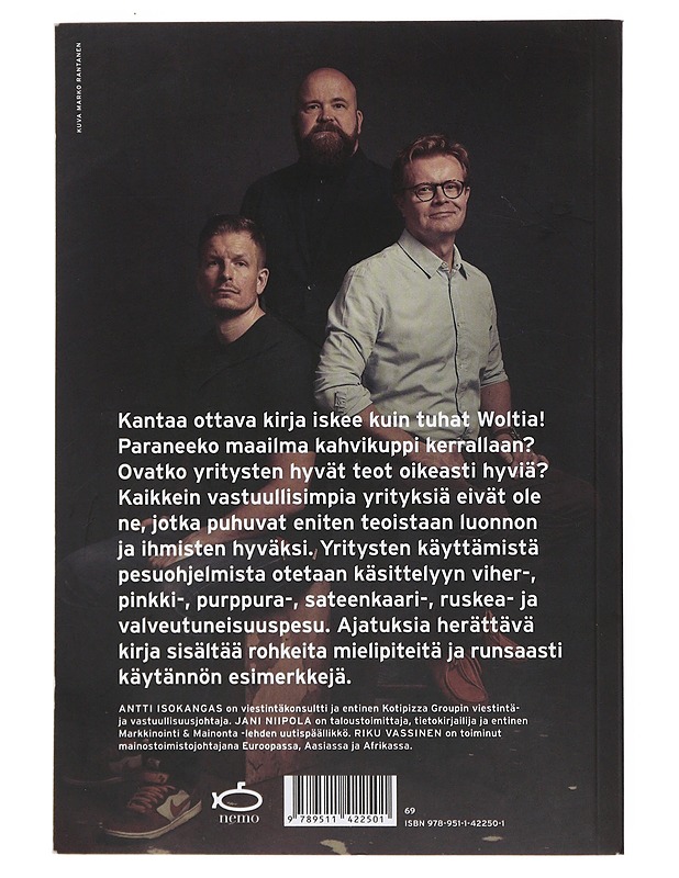 Viherpesuopas : miten merkitys muuttuu markkinoinniksi - Isokangas, Antti - Tietokirjat ja oppaat - 10105507758 - 1