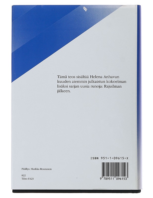 Runot 1971-1990 - Helena Anhava - Runot ja näytelmät - 10105507774 - 1