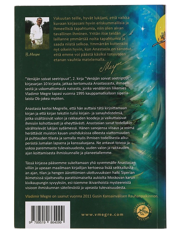 Venäjän soivat seetripuut - Megre, Vladimir - Romaanit ja novellit - 10105507844 - 1