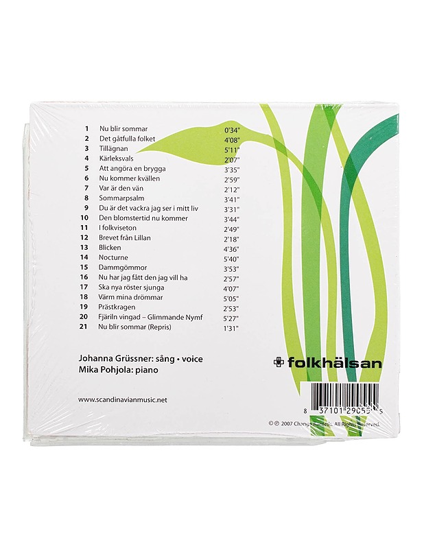 Mika Pohjola, Johanna Grüssner: Nu blir sommar - CD - CD-levyt - 10105507879 - 1