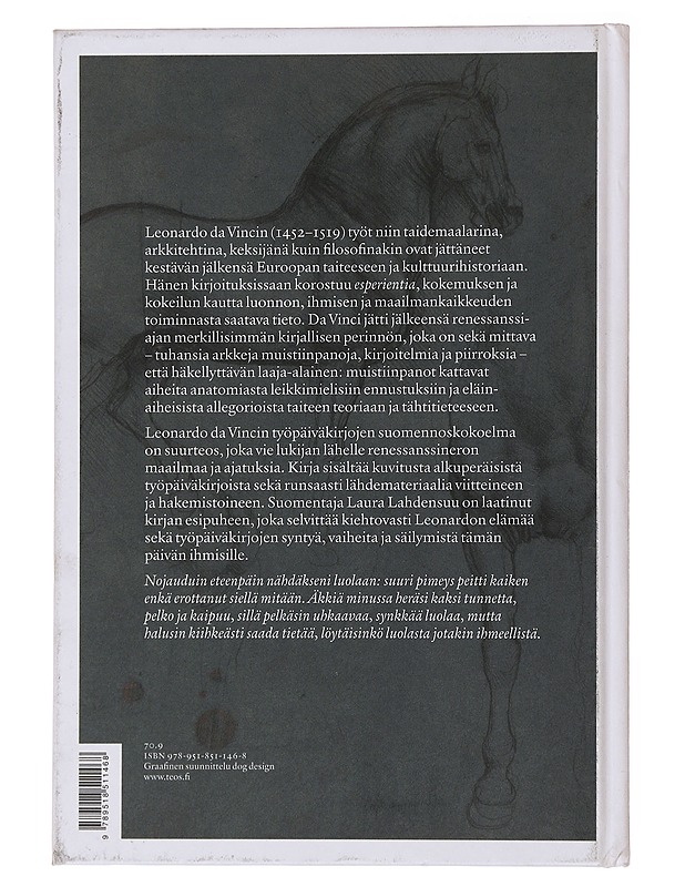 Työpäiväkirjat - Leonardo, da Vinci - Elämäkerrat ja muistelmat - 10105507923 - 1