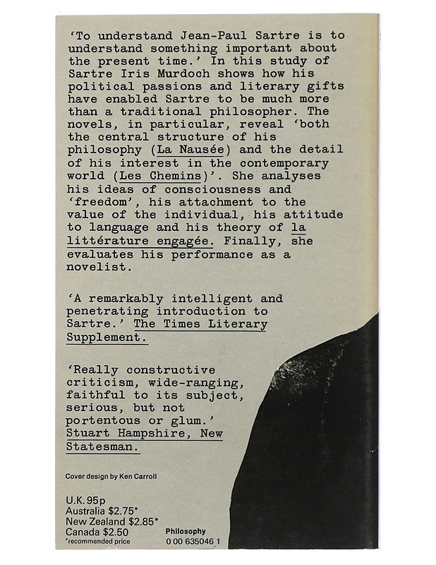 Sartre - Iris Murdoch - Elämäkerrat ja muistelmat - 10105507942 - 1