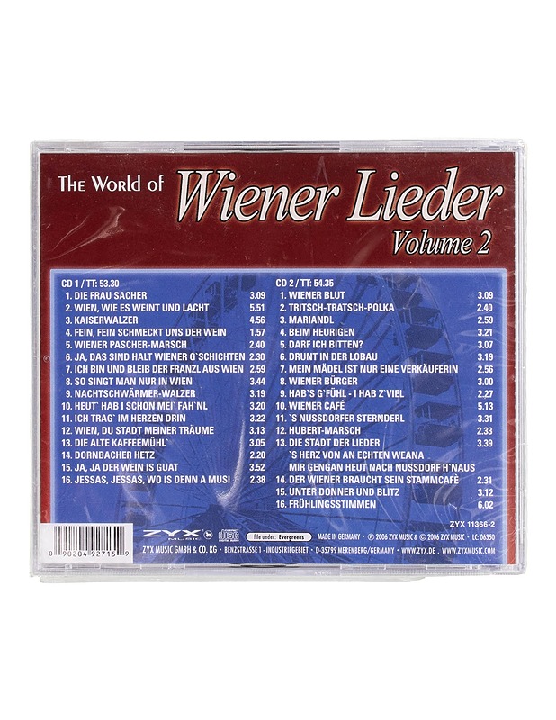The World of Wiener Lieder Volume 2 - CD - CD-levyt - 10105507949 - 1