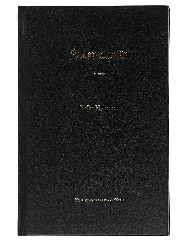 Sotaraamattu : runoja- Hytönen, Ville - Runot ja näytelmät - 10105507987 - 0