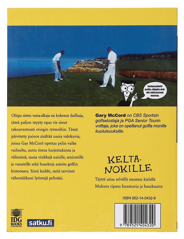 Golf keltanokille - McCord, Gary - Kirja lahjaksi - 10105508012 - 1