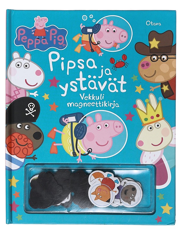 Pipsa ja ystävät : vekkuli magneettikirja - Karhu, Satu - Lastenkirjat - 10105508028 - 0