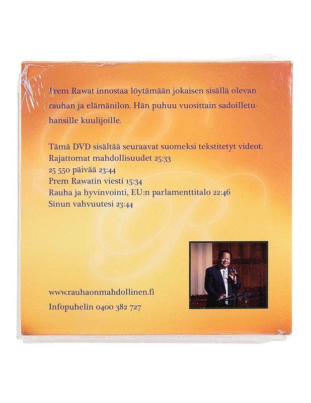 Prem Rawat: Rauha on mahdollinen: se mitä etsit on sisälläsi - DVD - CD-levyt - 10105508066 - 1