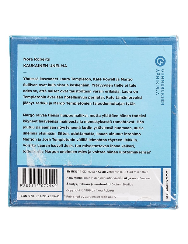 Nora Roberts: kaukainen unelma - CD - CD-levyt - 10105508080 - 1