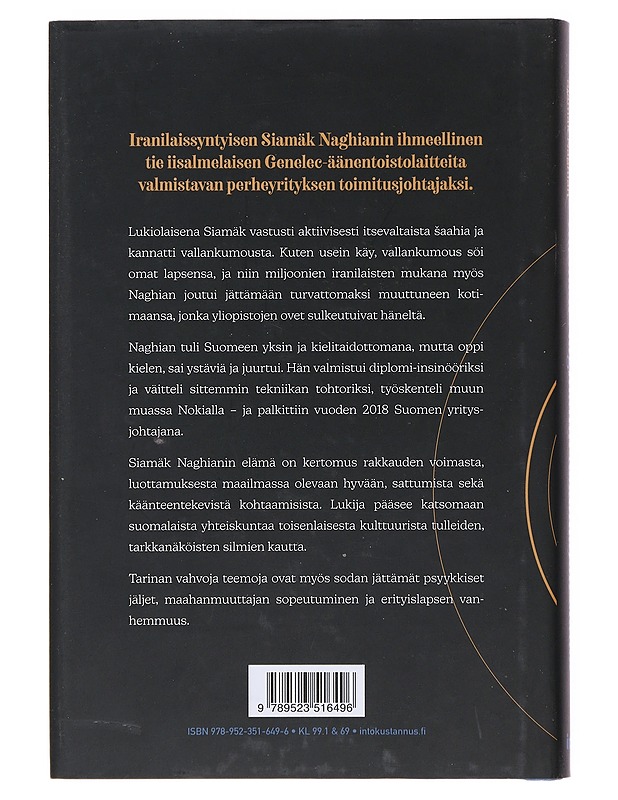 Siamäk Naghianin uskomaton elämä  - Kettunen, Minna - Elämäkerrat ja muistelmat - 10105508092 - 1