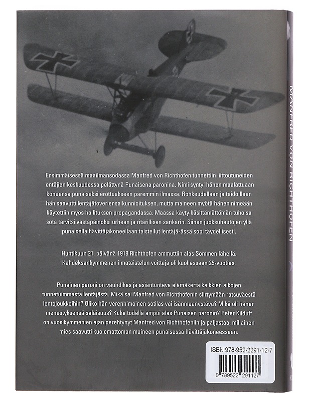 Punainen paroni : Manfred von Richthofen - Kilduff, Peter - Elämäkerrat ja muistelmat - 10105508140 - 1