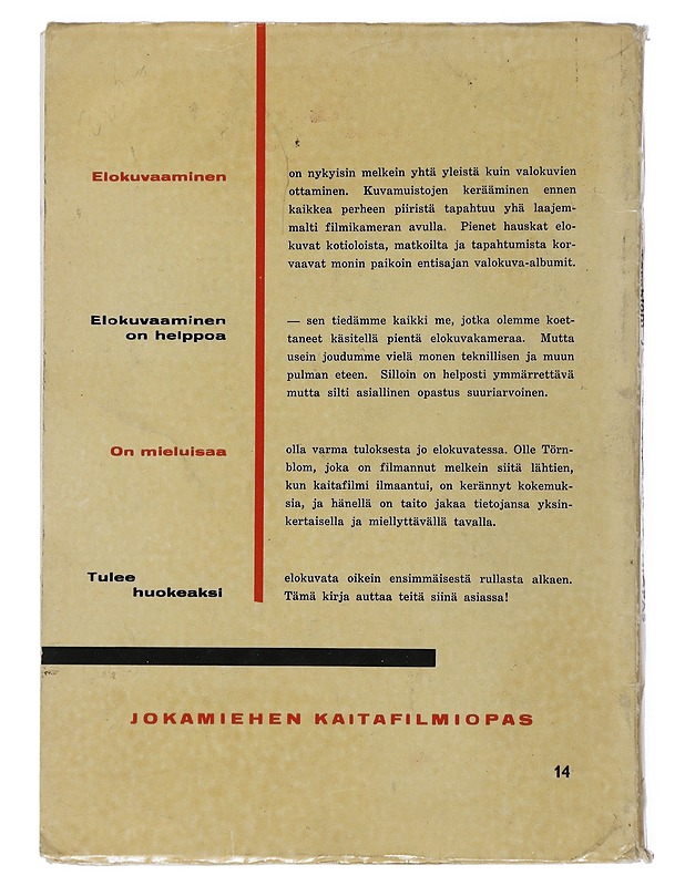 Kaitafilmiopas - Olle Törnblom - Harrastekirjat - 10105508145 - 1