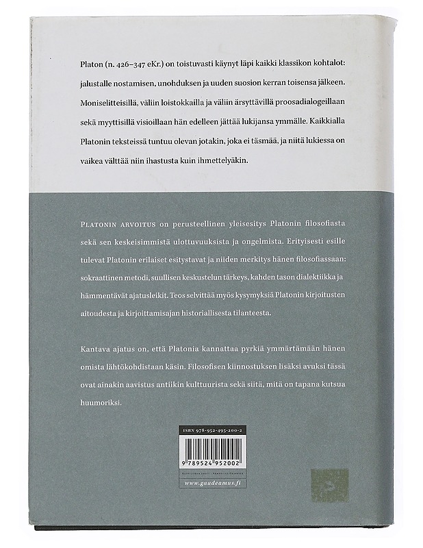 Platonin arvoitus - Thesleff, Holger - Tietokirjat ja oppaat - 10105508168 - 1