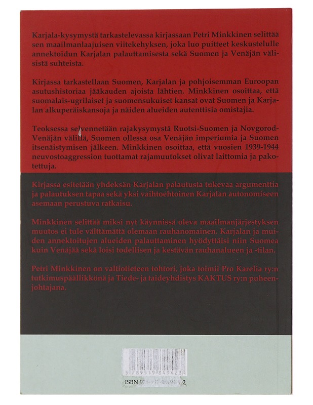 Karjala Suomen Ja Venäjän - Historiakirjat - 10105508185 - 1