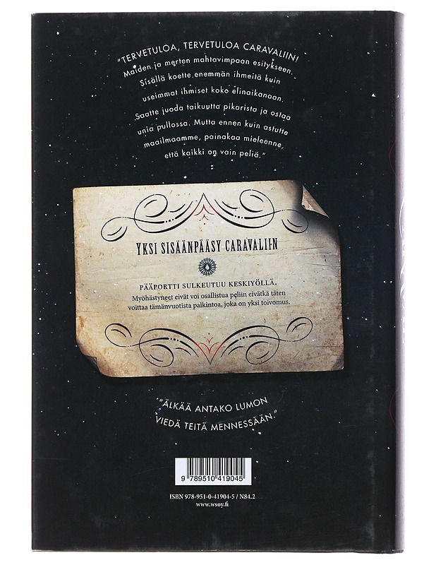 Caraval - Garber, Stephanie - Fantasia- ja scifi - 10105508270 - 1