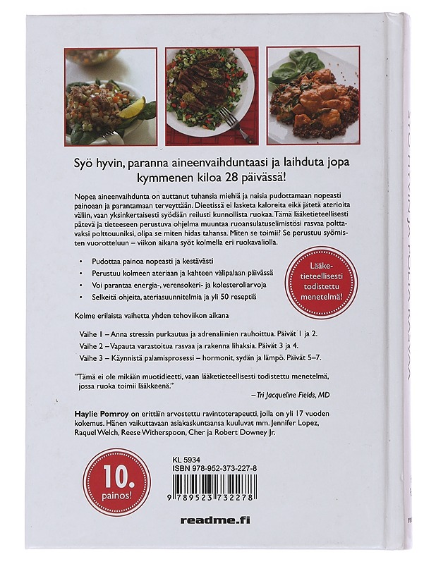 Nopea aineenvaihdunta : syö hyvin ja polta rasvaa - Pomroy, Haylie - Ruokakirjat - 10105508305 - 1