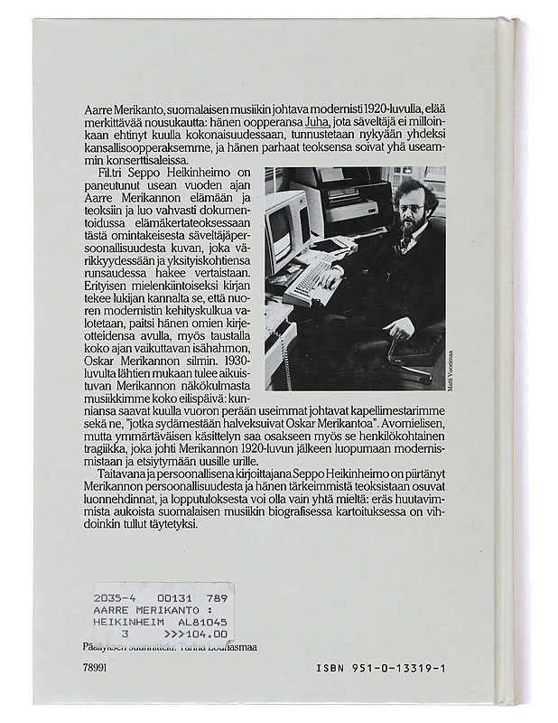 Aarre Merikanto : säveltäjänkohtalo itsenäisessä Suomessa - Seppo Heikinheimo - Elämäkerrat ja muistelmat - 10105508326 - 1