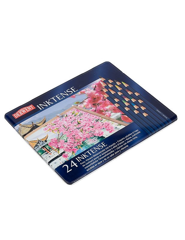 DERWENT vesiliukoiset öljyvärikynät, 24 kpl  - Askartelu - 10105508358 - 0