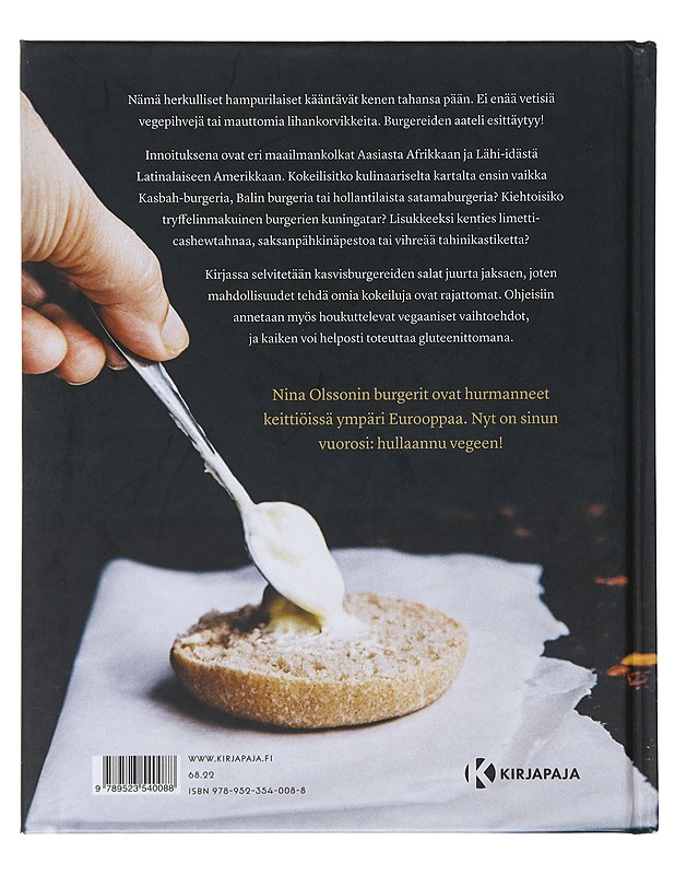Valloittavat vegeburgerit - Olsson, Nina - Ruokakirjat - 10105508381 - 1