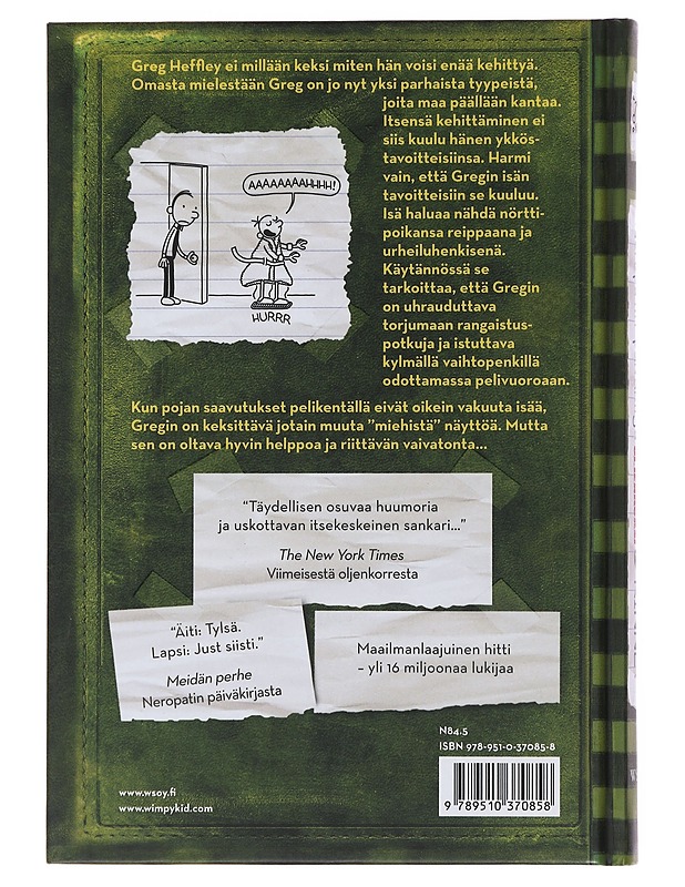 Neropatin päiväkirja: viimeinen oljenkorsi - Jeff Kinney - Nuorten kirjat - 10105508498 - 1