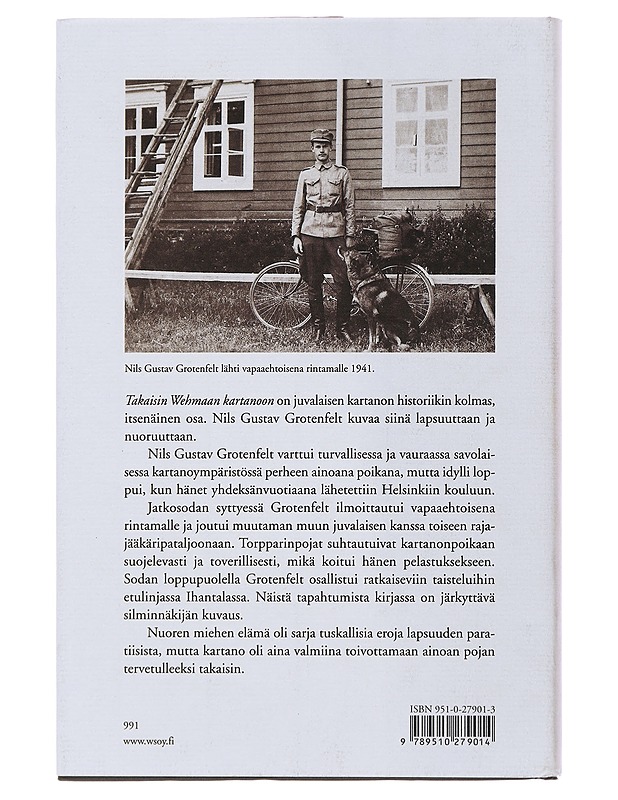 Takaisin Wehmaan kartanoon : herraskartano sodan varjossa - Grotenfelt, Nils G. - Elämäkerrat ja muistelmat - 10105508541 - 1