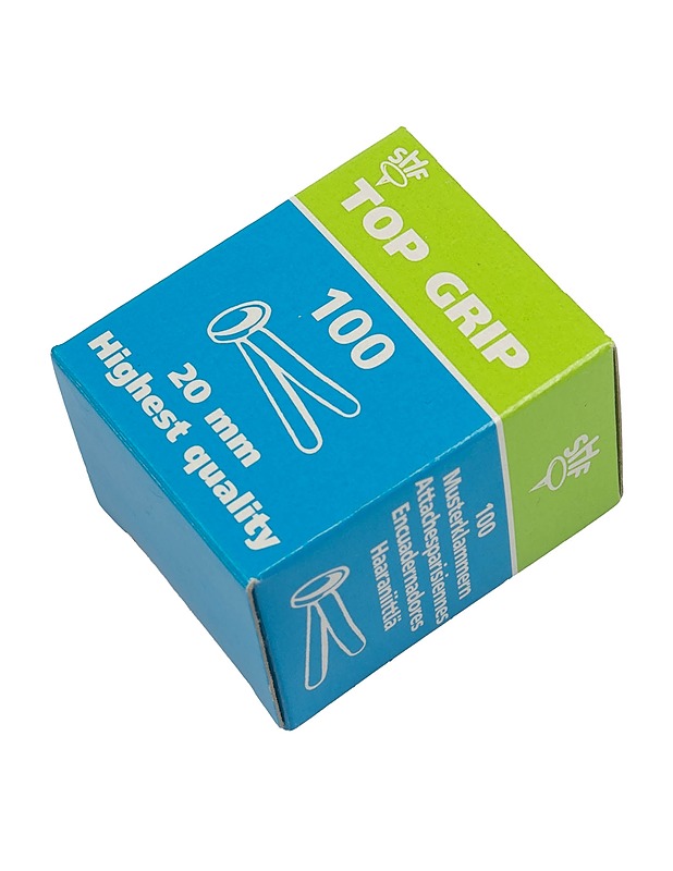 TOP GRIP haaraniitti 100 kpl - 1 laatikko - Askartelu - 10105508544 - 0