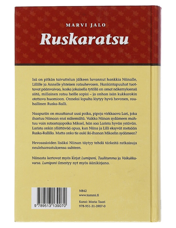 Ruskaratsu - Marvi Jalo - Nuorten kirjat - 10105508557 - 1
